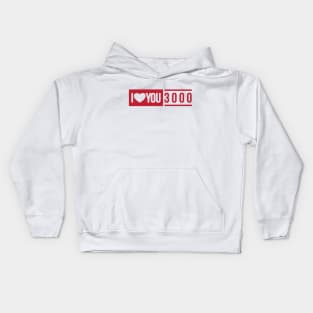 i love you times 3000 Kids Hoodie